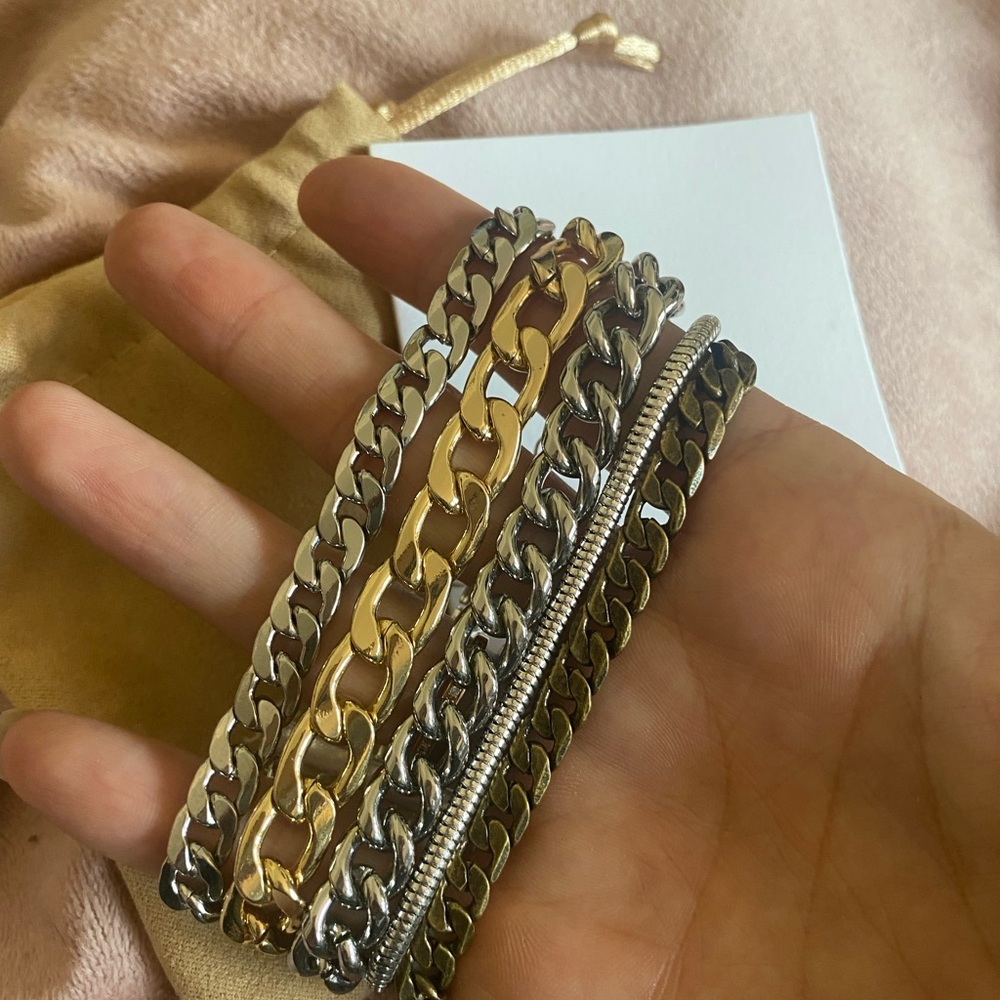 Jennybird bracelet, gold/silver/bronze